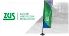 Komplet flag reklamowych dla Zakładu Ubezpieczeń Społecznych